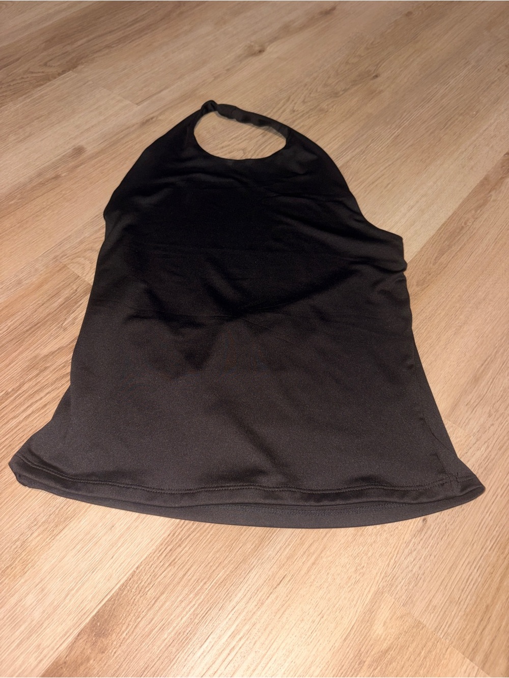 Black Halter Tank Top - Women
